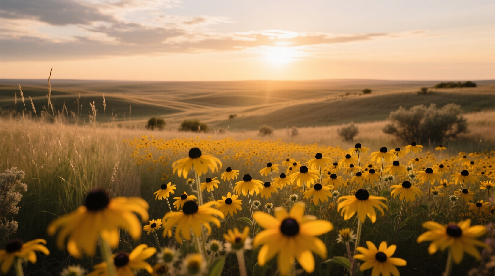black eyed susan prairie