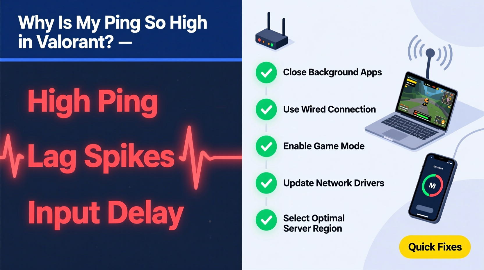 why is my ping so high in valorant quick fixes for lag spikes