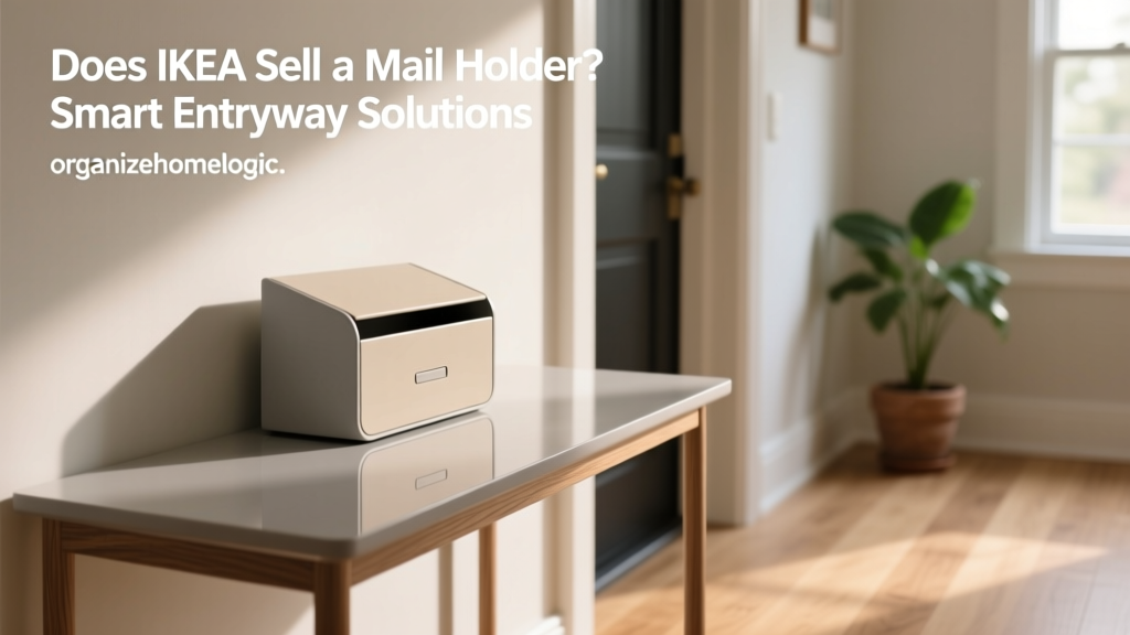 Does IKEA Sell a Mail Holder? Smart Entryway Solutions