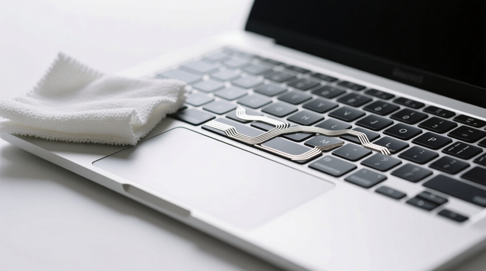 how to clean laptop keyboard covers safely