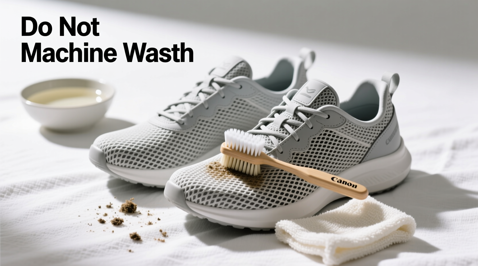 how to clean a mesh sneaker without ruining the fabric or shape