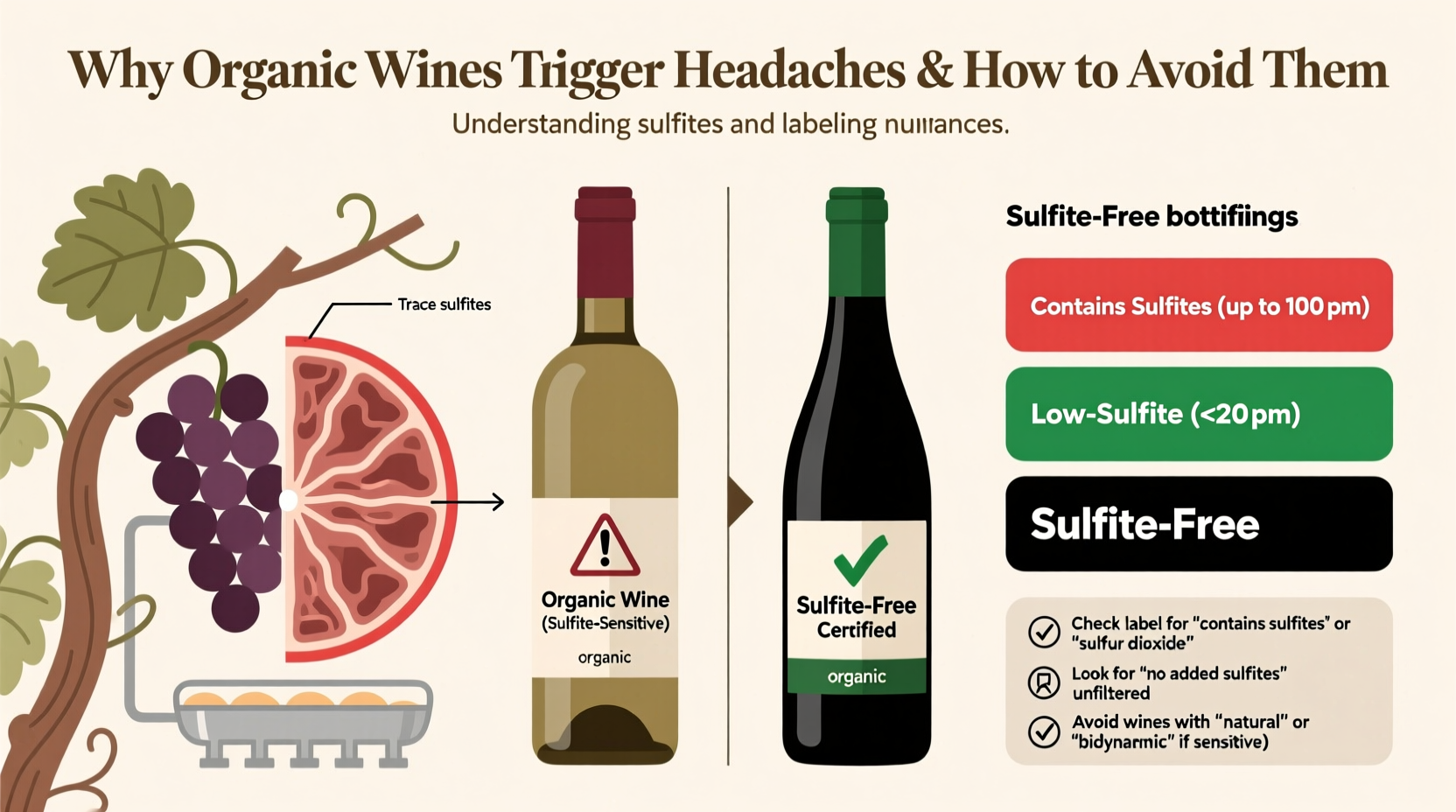 Why Do Some Organic Wines Give Me Worse Headaches And How To Identify