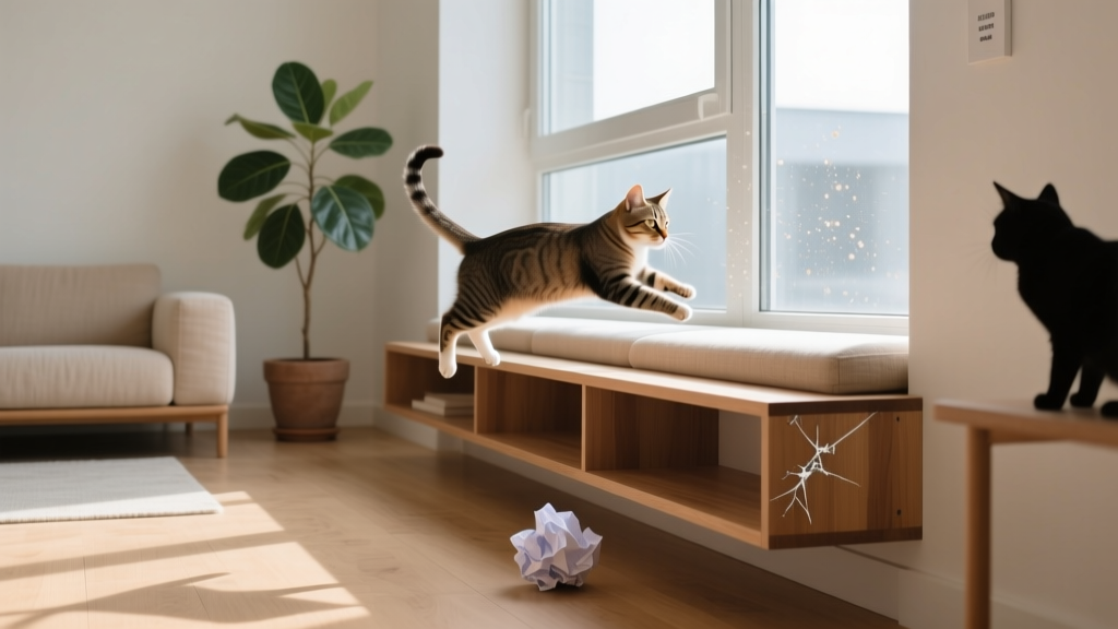 Do cats behavior change in apartment? Yes