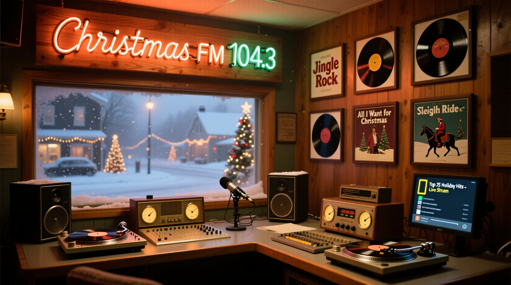 what is a radio station that plays christmas music