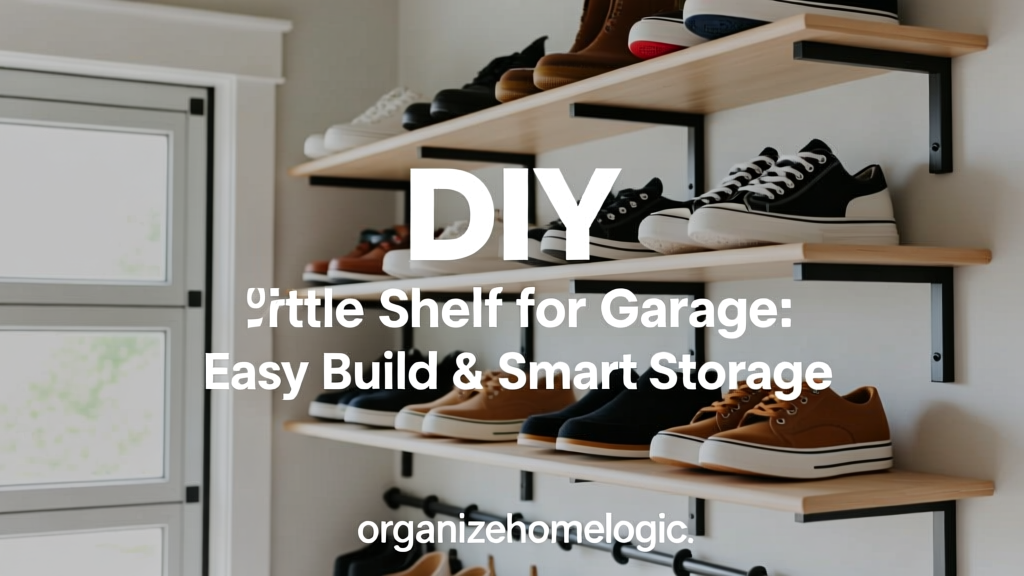 DIY Shoe Shelf for Garage: Easy Build & Smart Storage