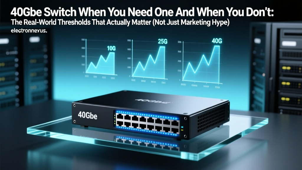 40Gbe Switch When You Need One And When You Don't: The Real-World Thresholds That Actually Matter (Not Just Marketing Hype)