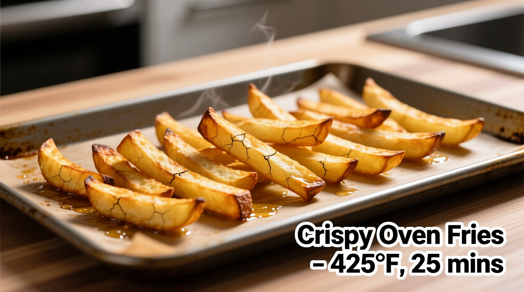 how to cook crispy fries in the oven