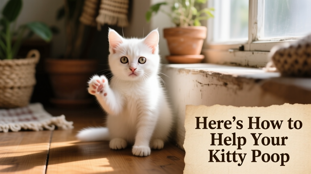Have a Constipated Kitten? Here’s How to Help Your Kitty Poop