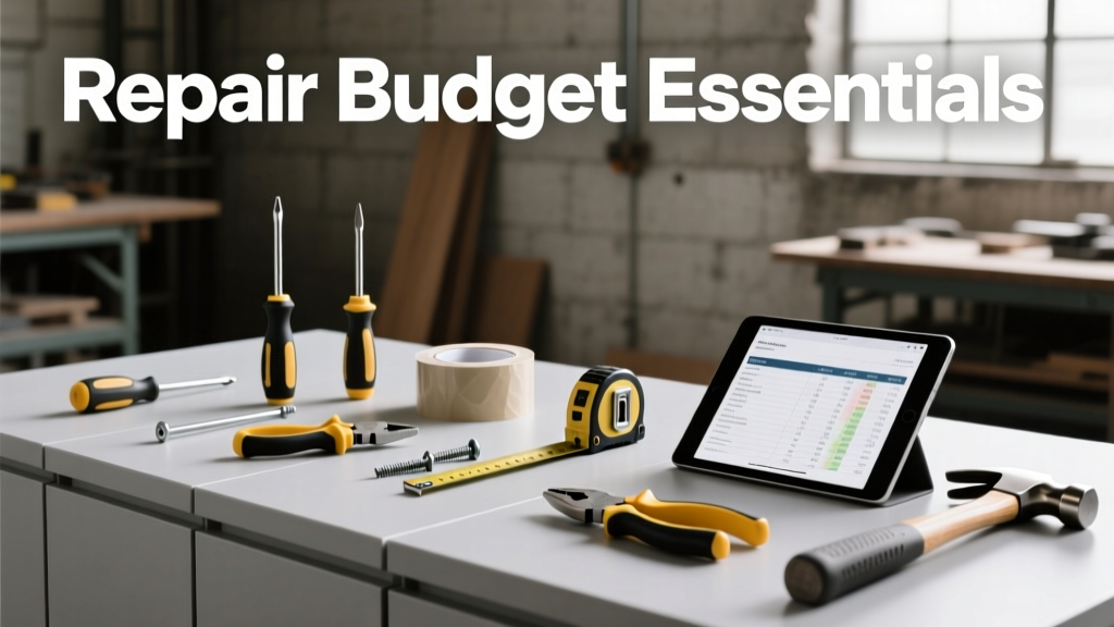 Repair Budget Essentials: Practical Strategies to Plan, Track, and Optimize Home & Appliance Repairs