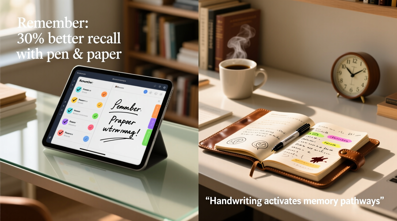 digital planner vs paper planner does handwriting actually help memory