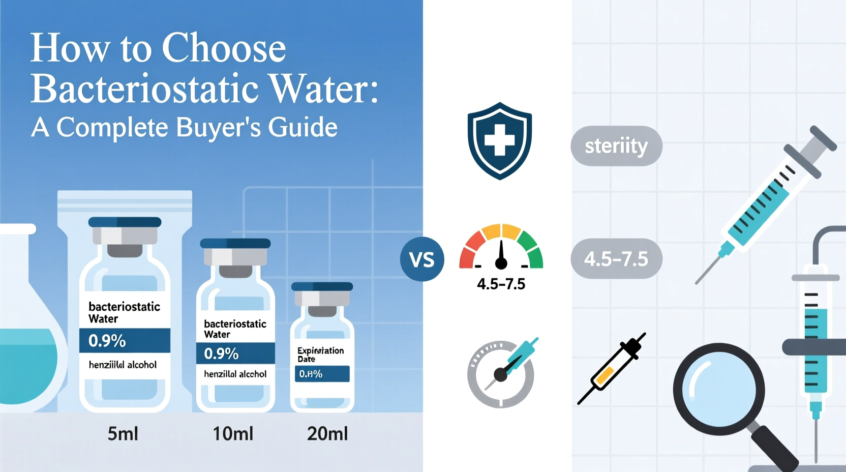 How to Choose Bacteriostatic Water: A Complete Buyer's Guide