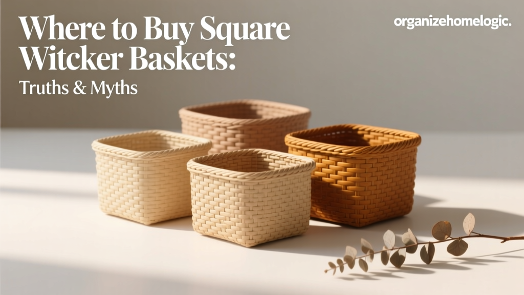 Where to Buy Square Wicker Baskets: Truths & Myths