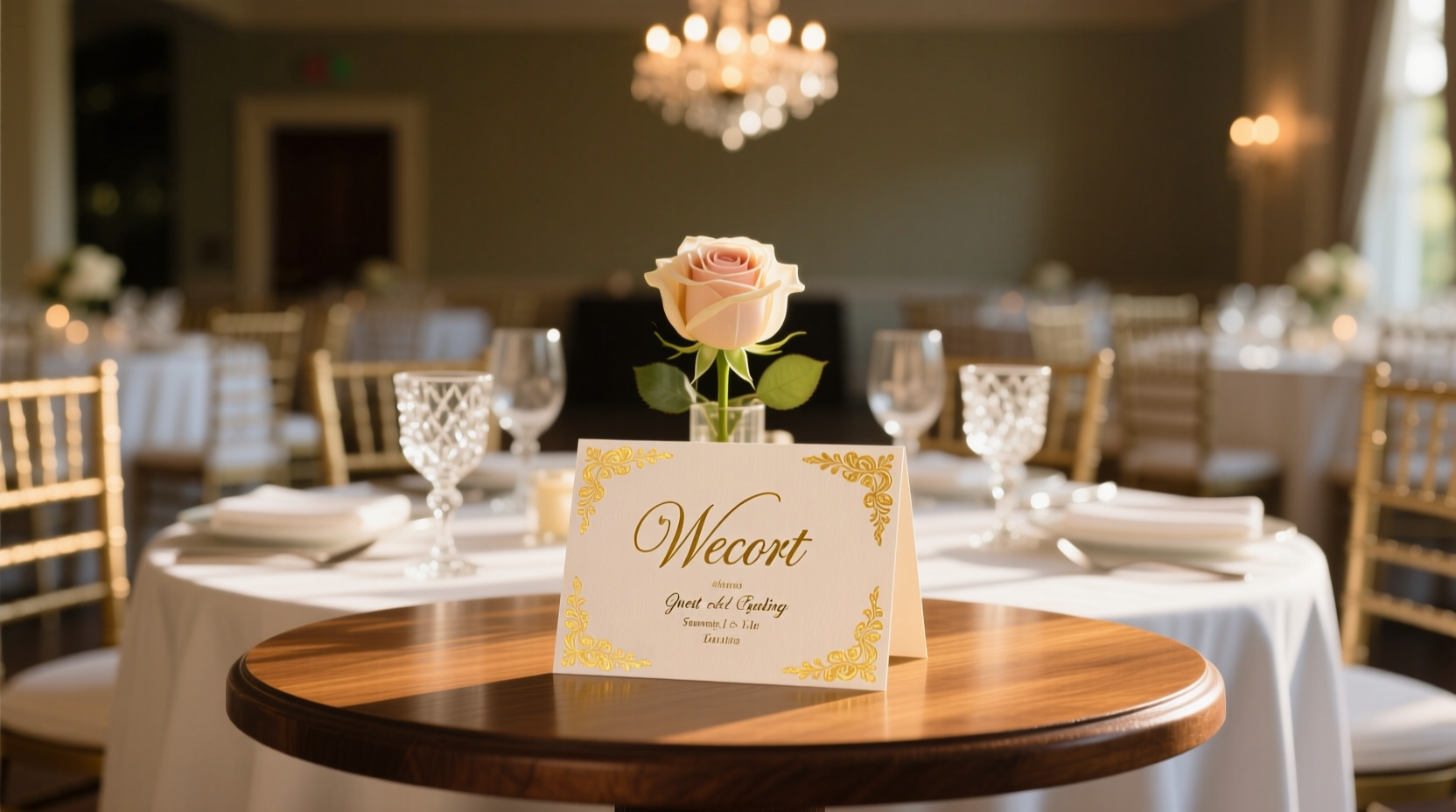 what is an escort card wedding