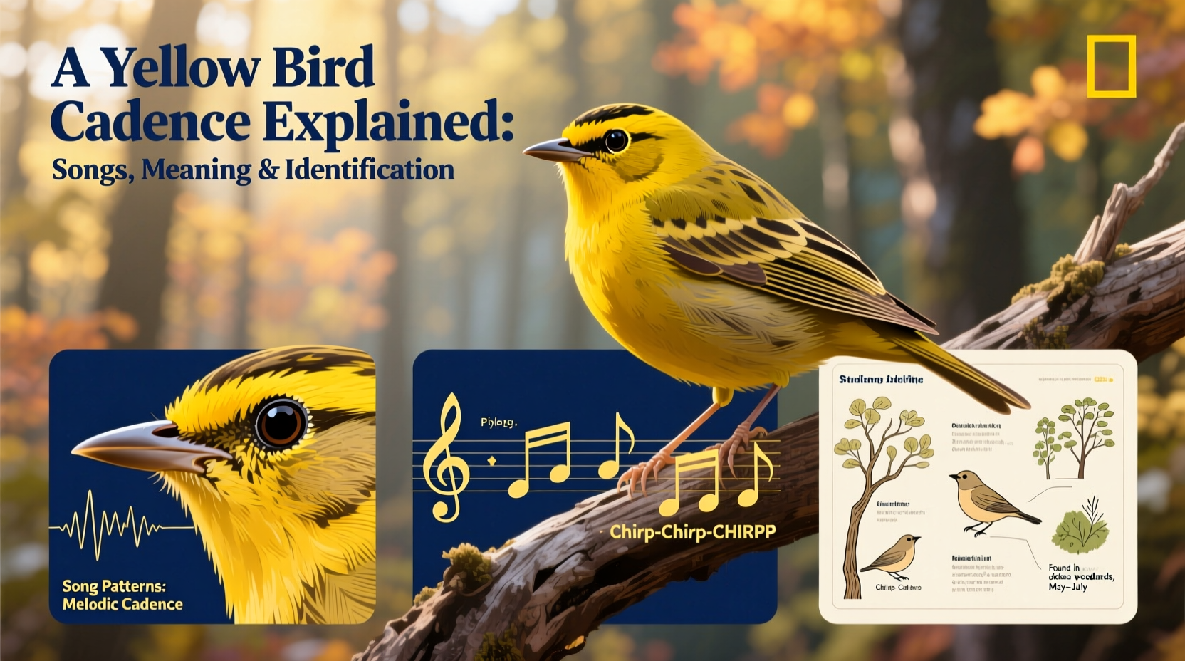 a yellow bird cadence