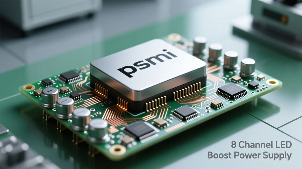 PSEMI Unveils Industry-First 8-Channel LED Boost Power Supply at APEC 2024: Architecture, Efficiency, and Real-World Impact