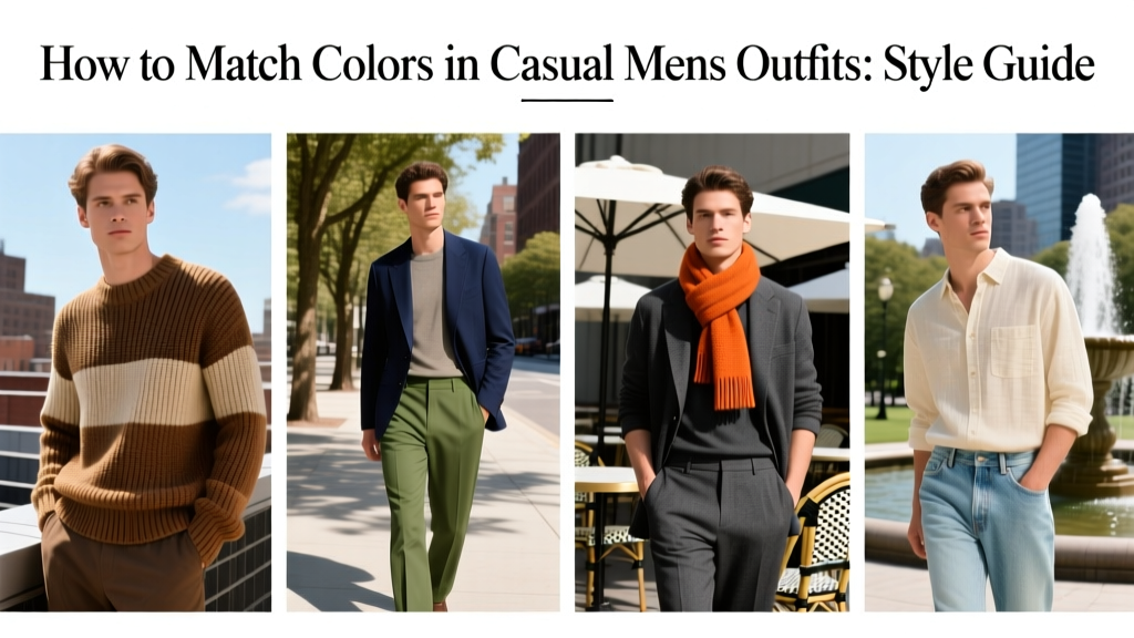 How to Match Colors in Casual Mens Outfits: Style Guide