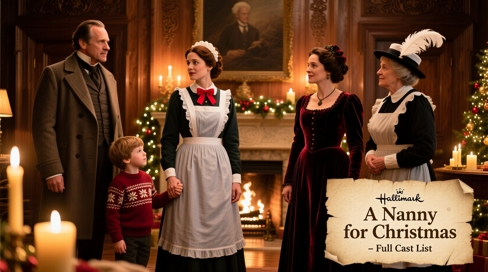 a nanny for christmas cast