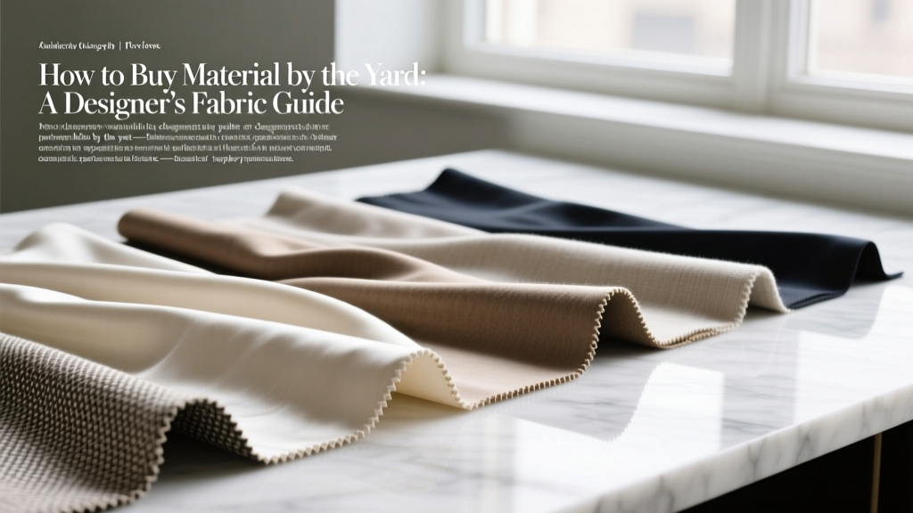 How to Buy Material by the Yard: A Designer’s Fabric Guide