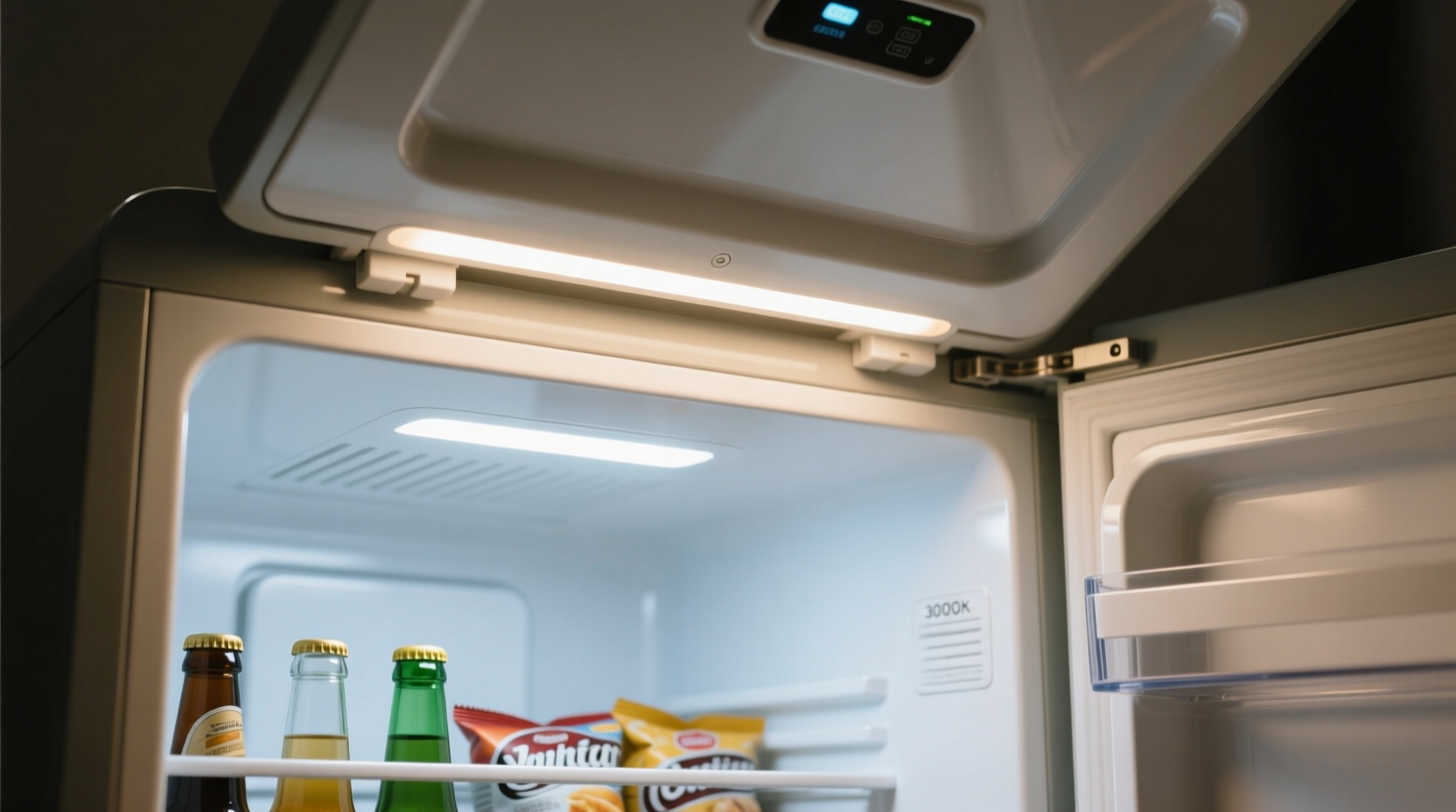 diy cooler light automatically turns on when you open y