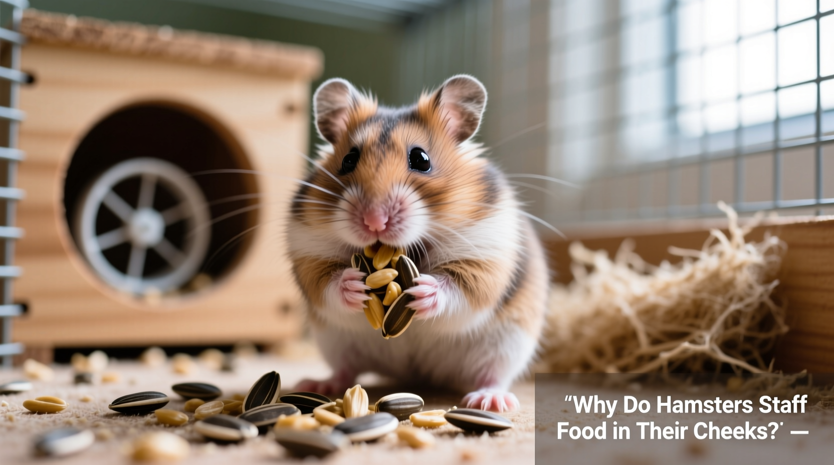 why does my hamster stuff food in its cheeks behavioral insight