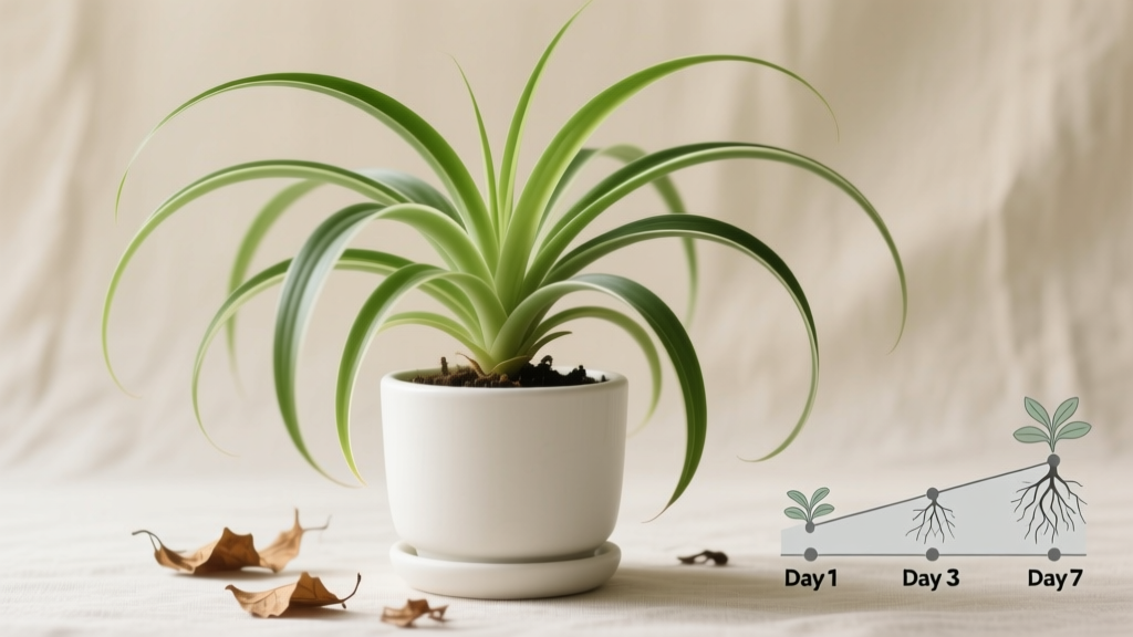 Spider Plant Propagation: The Only Working Method