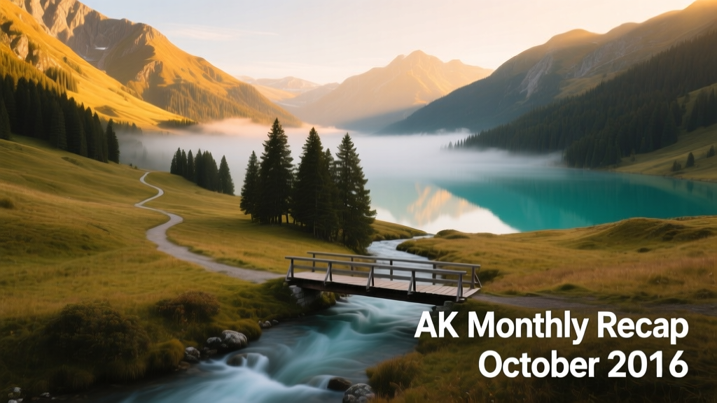 Alaska Monthly Recap: October 2016 — Weather, Wildlife, and Quiet Roads