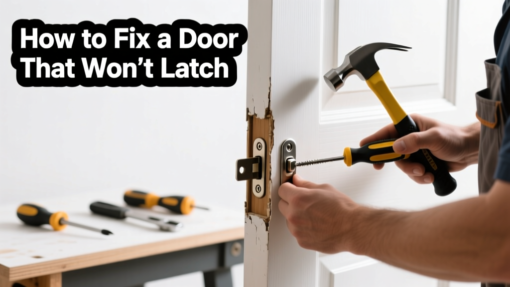 How to Fix a Door That Won’t Latch Properly