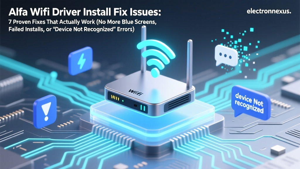 Alfa Wifi Driver Install Fix Issues: 7 Proven Fixes That Actually Work (No More Blue Screens, Failed Installs, or 'Device Not Recognized' Errors)