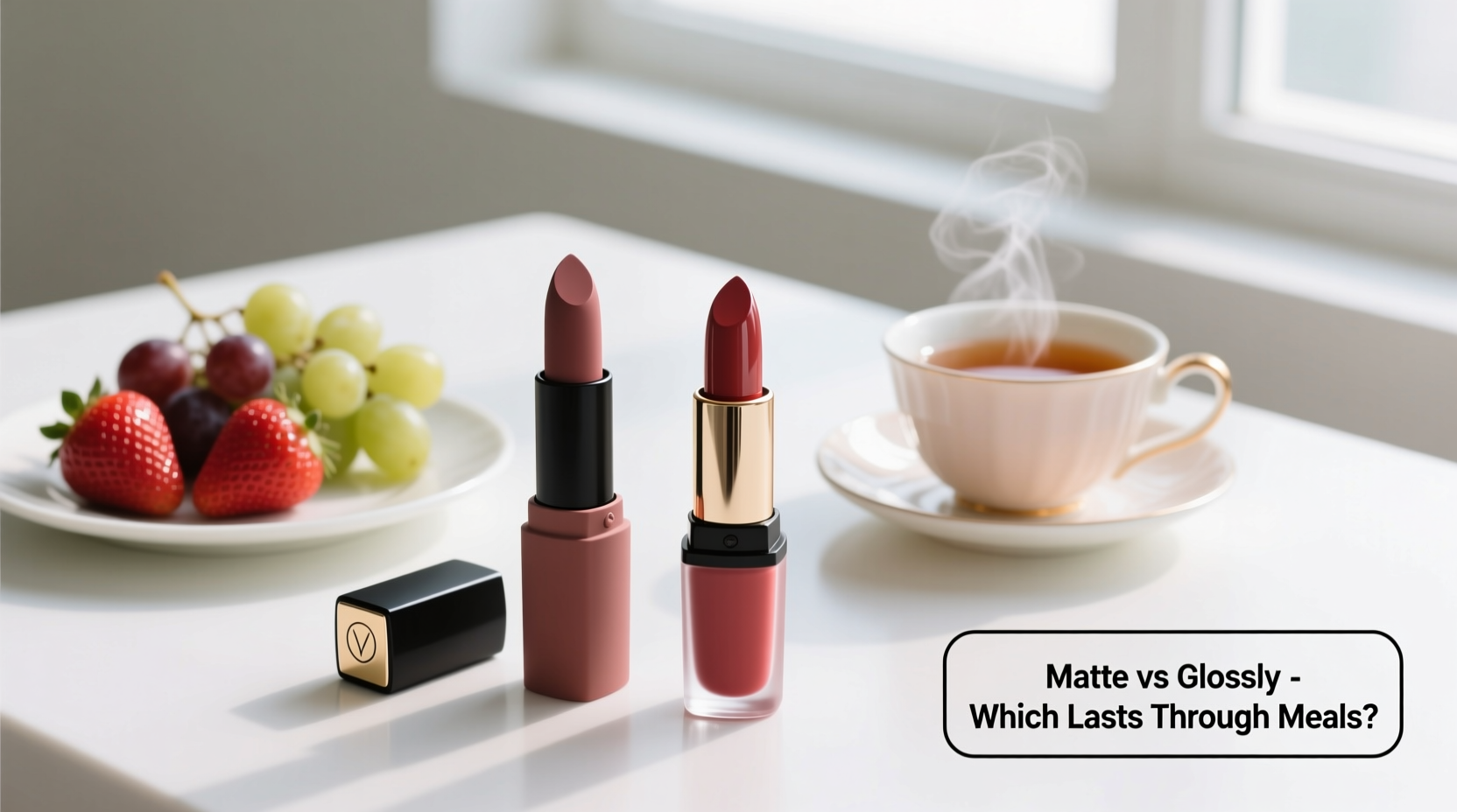 matte lipsticks vs glossy finishes which lasts longer through meals