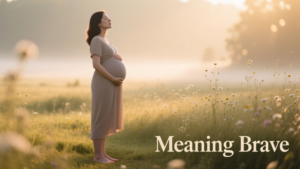 Meaning Brave: What It Truly Means to Be Brave in Pregnancy, Birth, and Early Parenthood