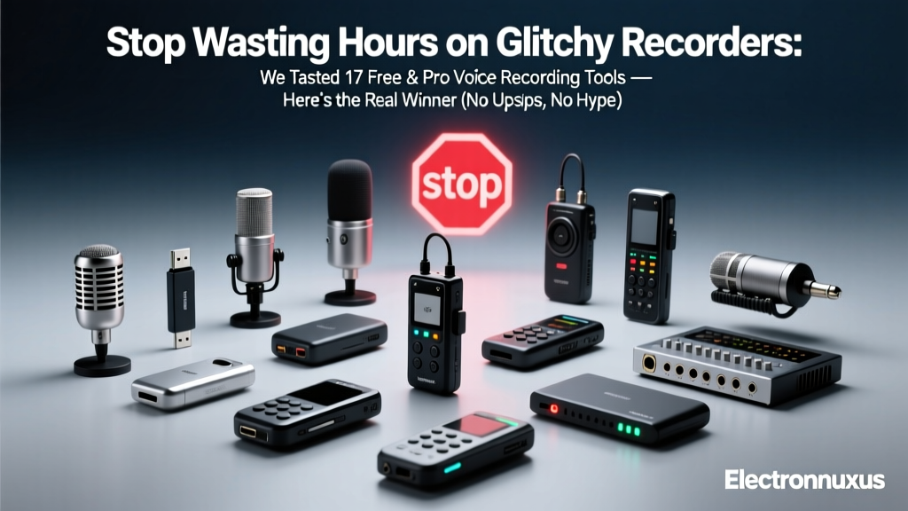 Stop Wasting Hours on Glitchy Recorders: We Tested 17 Free & Pro Voice Recording Tools — Here’s the Real Winner (No Upsells, No Hype)