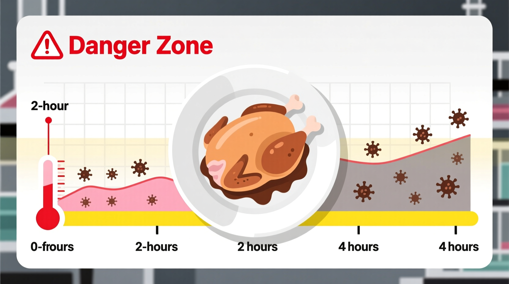 how long can cooked meat be left out