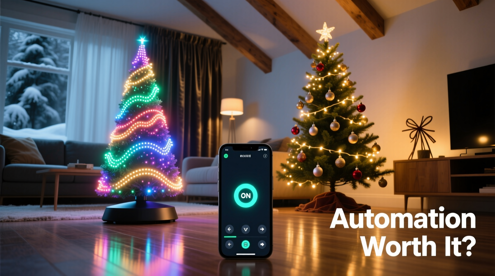 remote control christmas tree vs manual setup is automation worth it