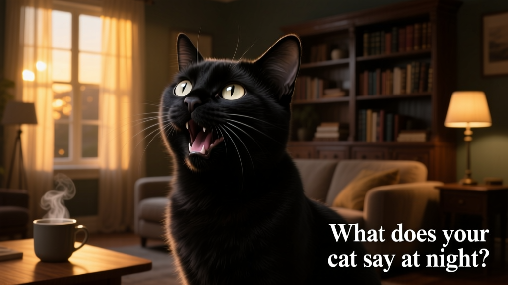 Is Your Cat Meowing at Night? What Evening Chit Chat Means