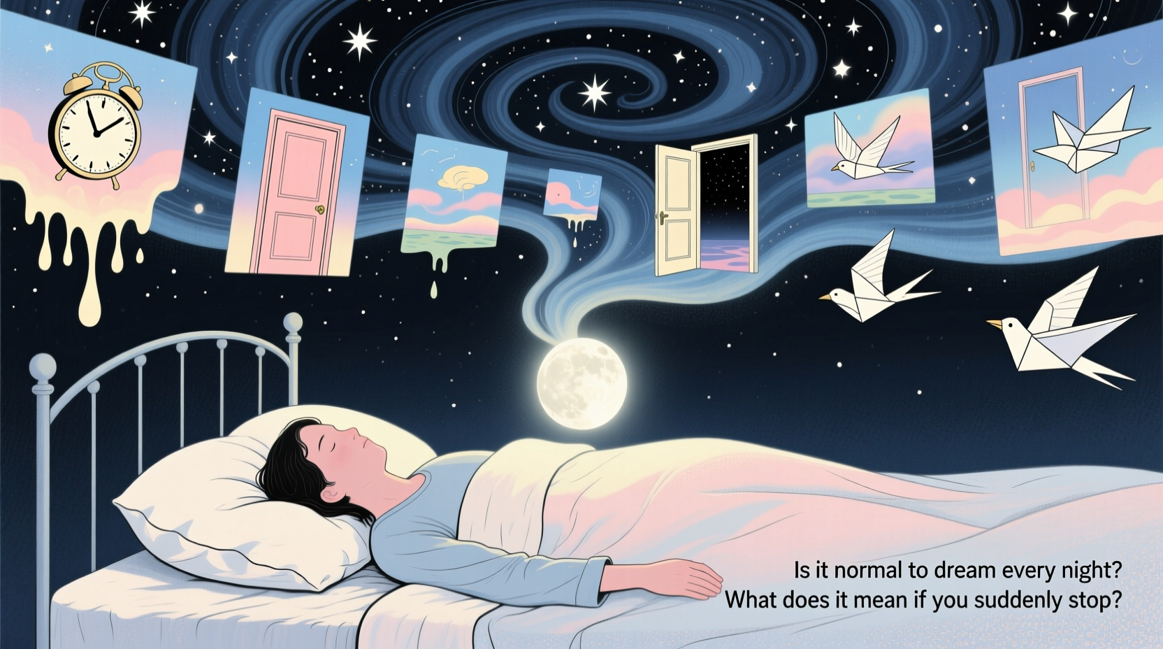 is it normal to dream every night and what it means if you suddenly stop