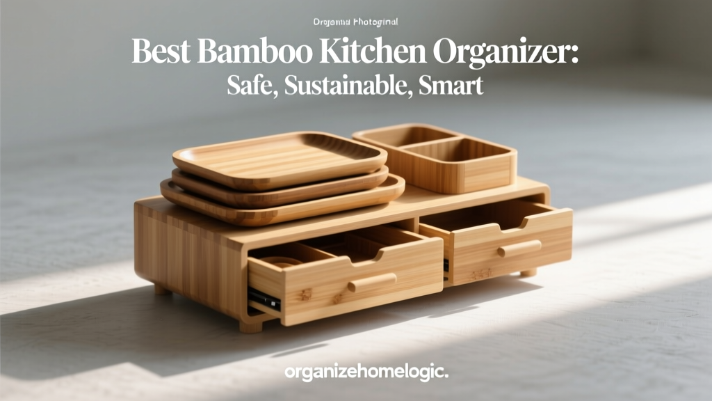 Best Bamboo Kitchen Organizer: Safe, Sustainable, Smart