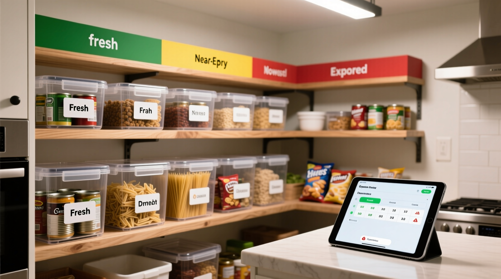 how to organize a pantry by expiration date easily and efficiently