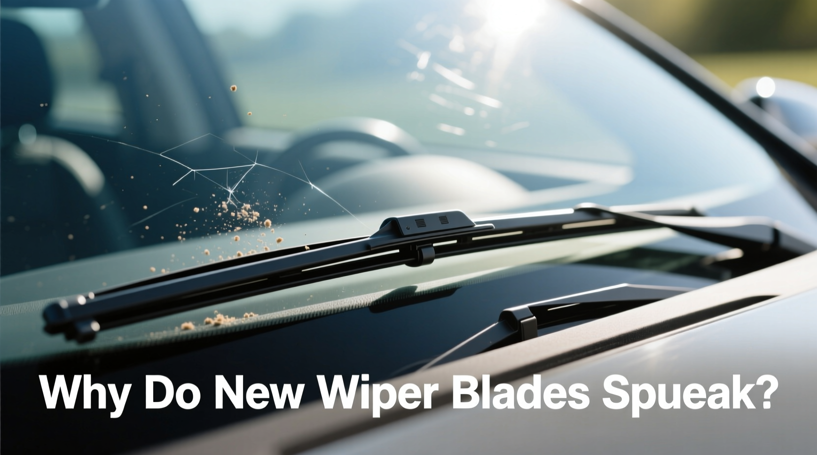 why do my windshield wipers squeak even when new
