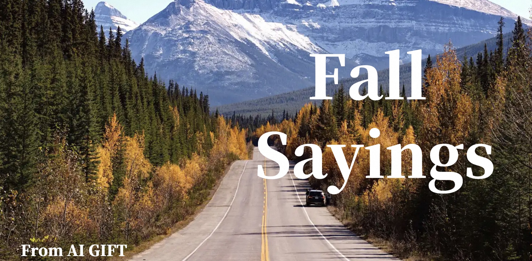 fall sayings