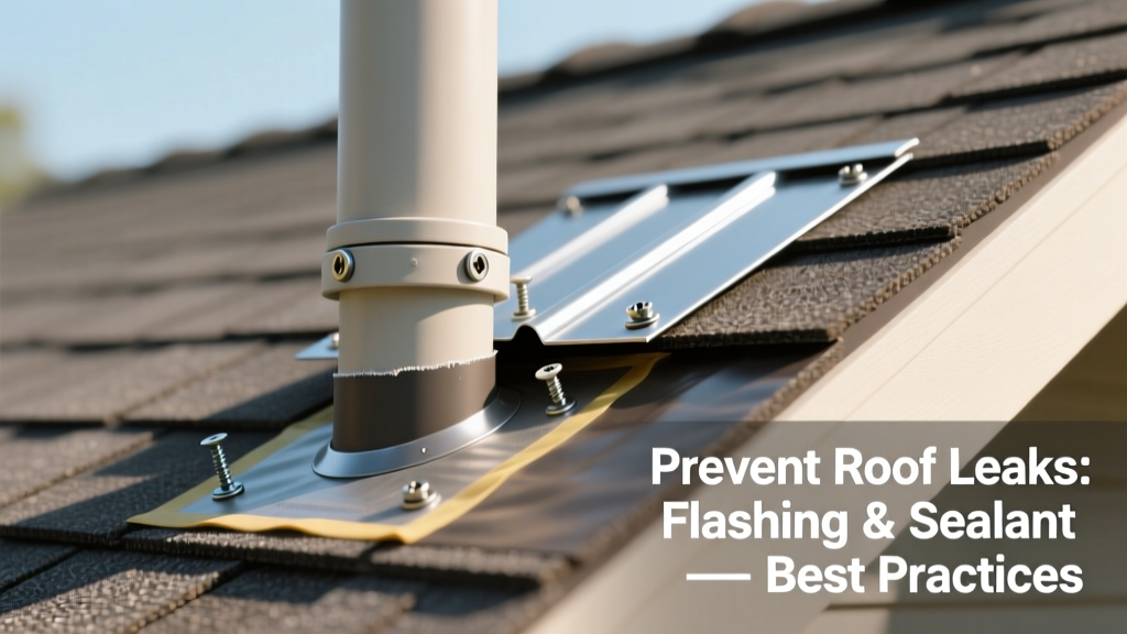 How to Prevent Flashing Leaking Around Roof Penetrations