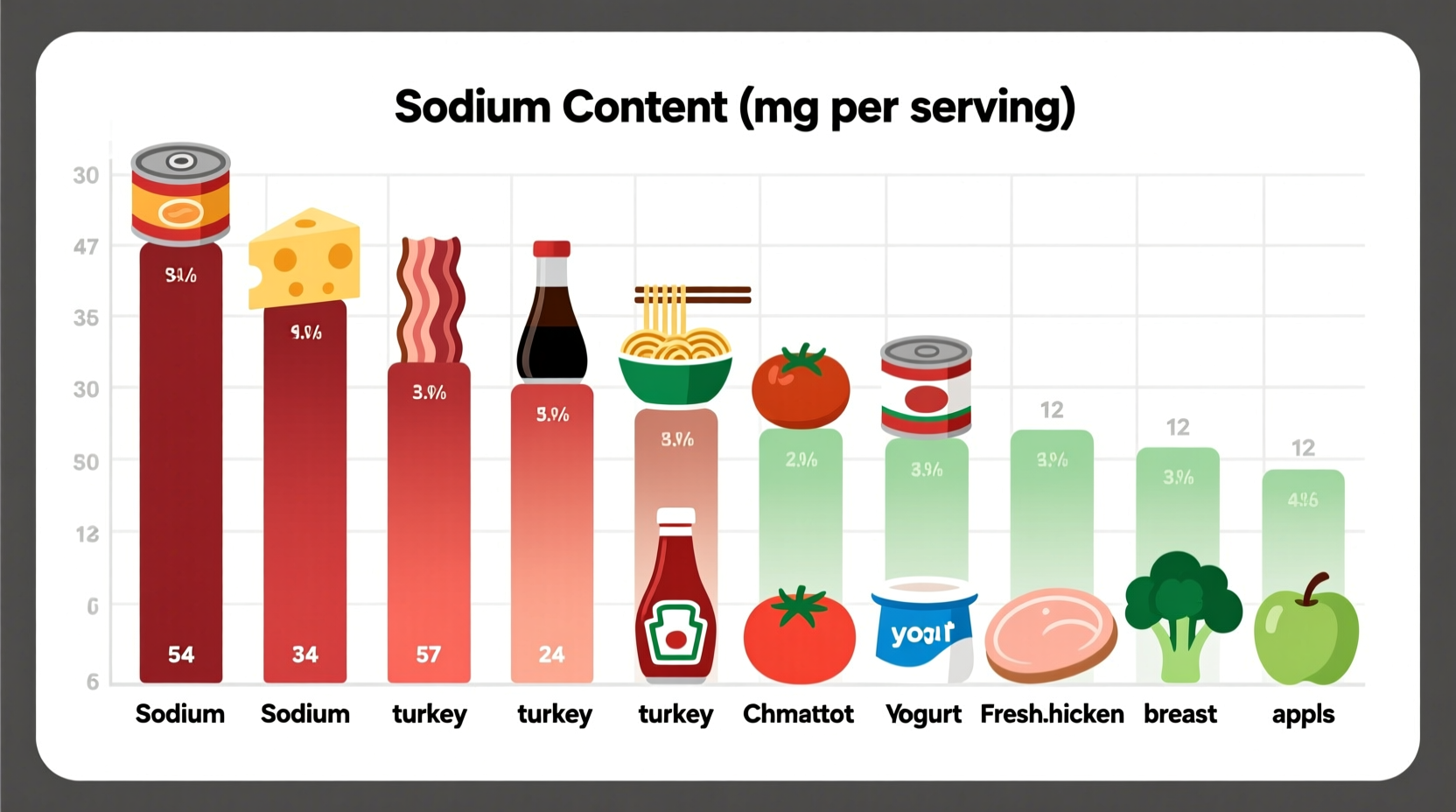 sodium content of msg