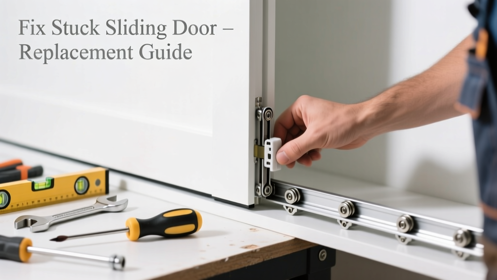 Fix Stuck Sliding Closet Door with Replacement Part