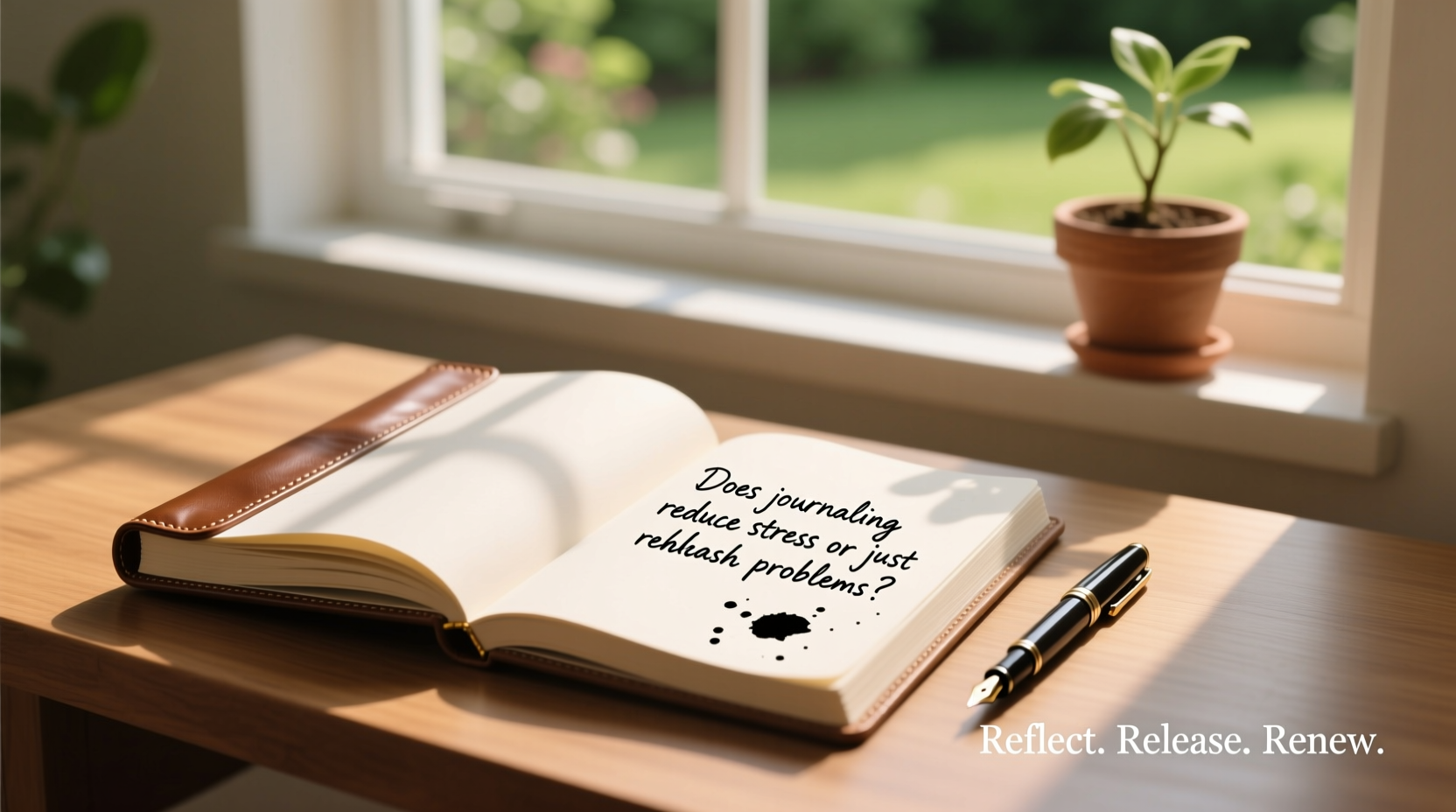 does journaling reduce stress or just rehash problems