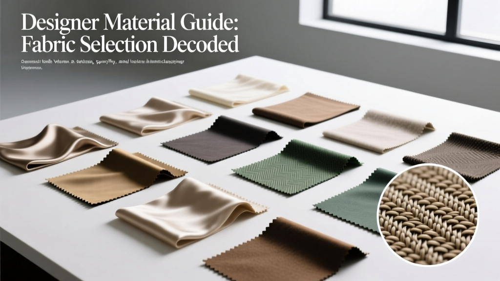 Designer Material Guide: Fabric Selection Decoded