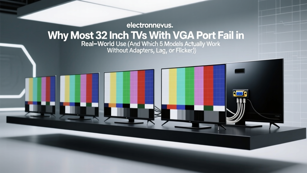 Why Most 32 Inch TVs With VGA Port Fail in Real-World Use (And Which 5 Models Actually Work Without Adapters, Lag, or Flicker)