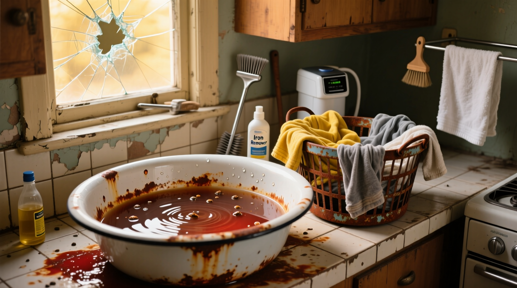 rusty water laundry problems and solutions