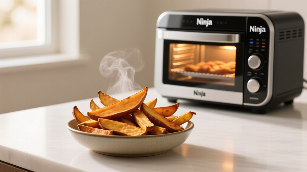 Perfect Sweet Potato Fries in Ninja Air Fryer Oven