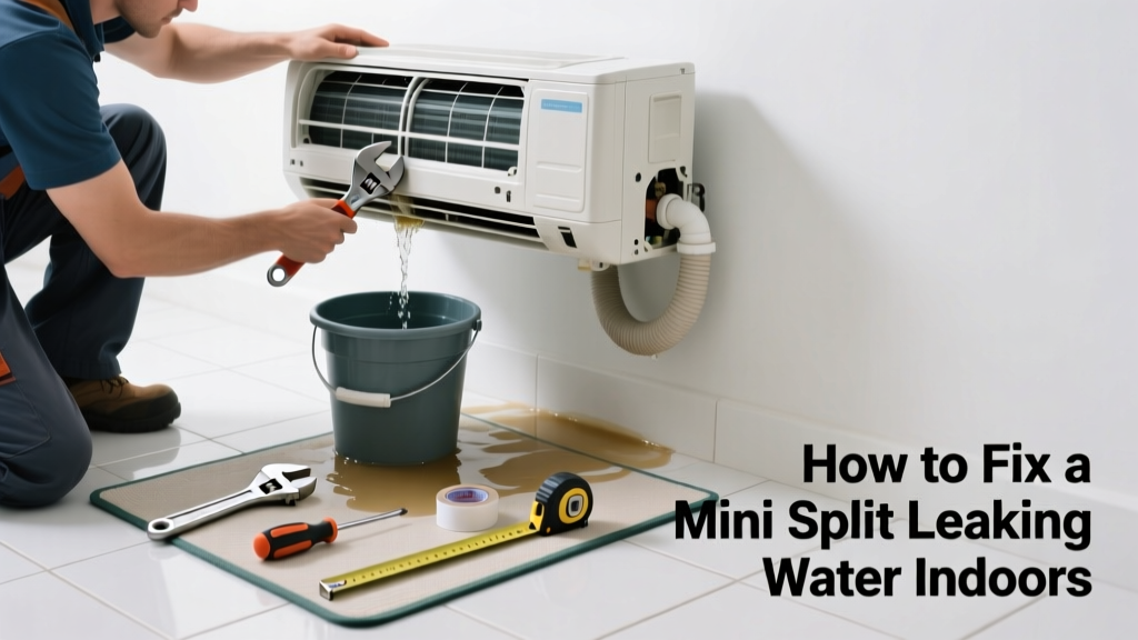 How to Fix a Mini Split Leaking Water Indoors