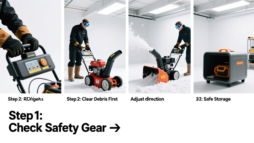 How to Use a Snow Blower Safely and Effectively