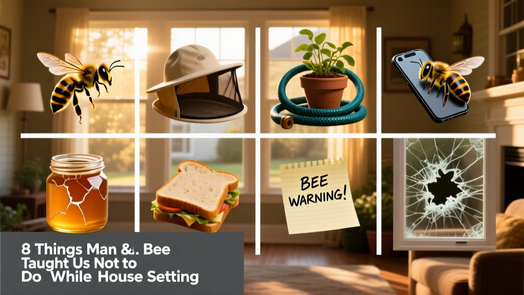 8 things Man vs. Bee taught us not to do while house sitting